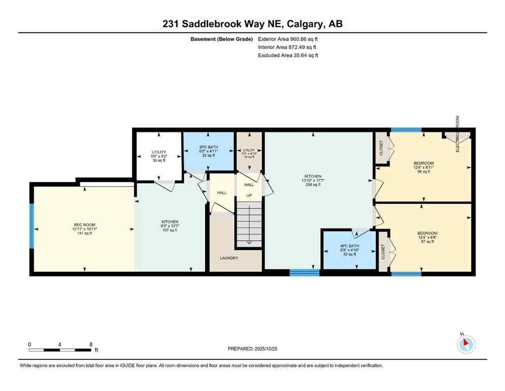 MLS® A2266900 - 231 Saddlebrook Way NE in Saddle Ridge Calgary, Residential