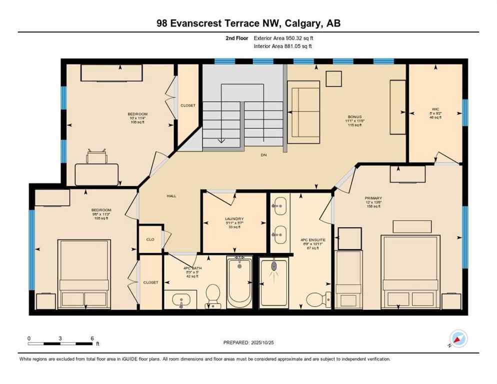MLS® A2266916 - 98 Evanscrest Terrace NW in Evanston Calgary, Residential