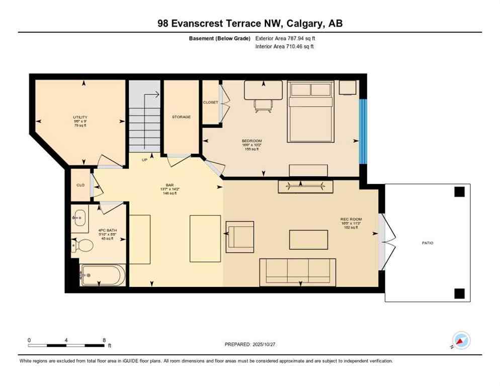 MLS® A2266916 - 98 Evanscrest Terrace NW in Evanston Calgary, Residential