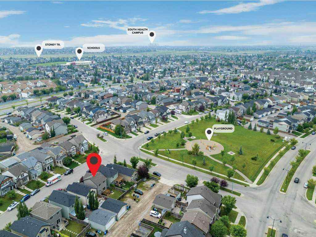 MLS® A2266917 - 2013 New Brighton Park SE in New Brighton Calgary, Residential