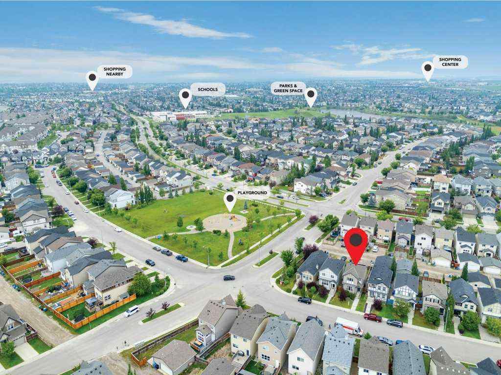 MLS® A2266917 - 2013 New Brighton Park SE in New Brighton Calgary, Residential