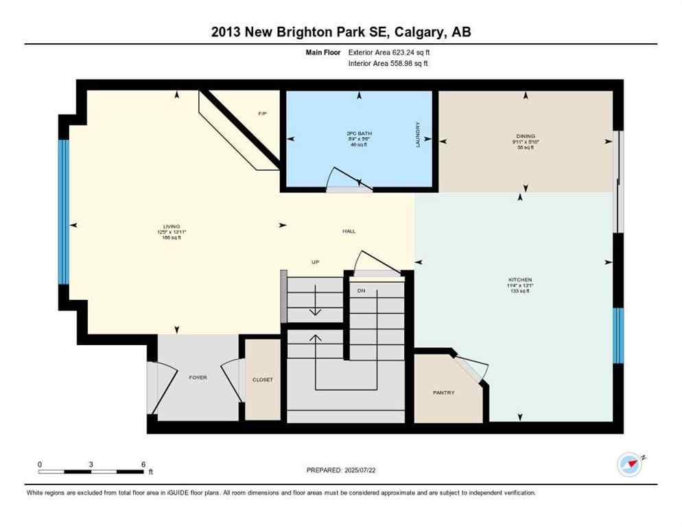 MLS® A2266917 - 2013 New Brighton Park SE in New Brighton Calgary, Residential
