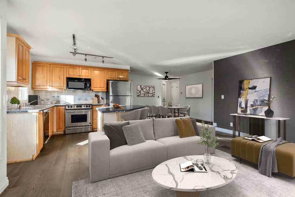 MLS® A2266921 - Unit #206 630 10 Street NW in Sunnyside Calgary, Residential