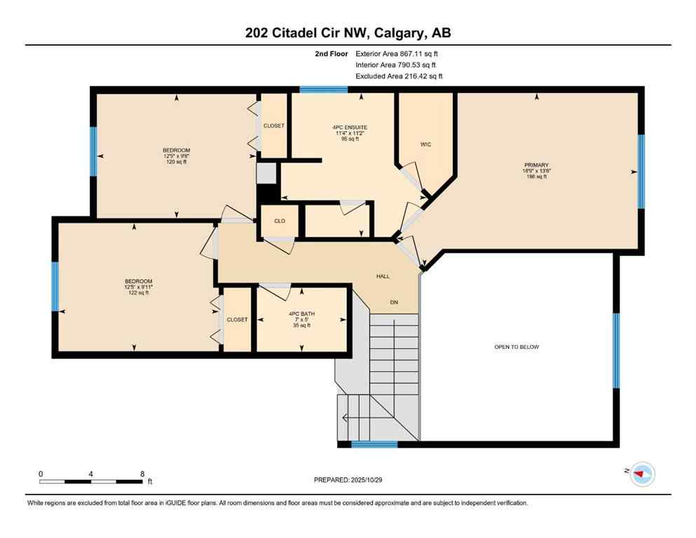 MLS® A2266995 - 202 Citadel Circle NW in Citadel Calgary, Residential