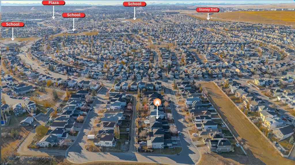 MLS&reg; # A2266996 - 142 Coverton Heights NE in Coventry Hills Calgary, Residential Open Houses