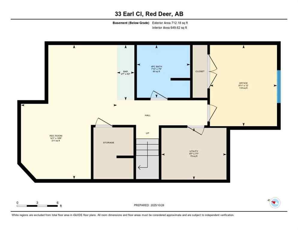 MLS® A2267115 - 33 Earl Close  in Evergreen Red Deer, Residential