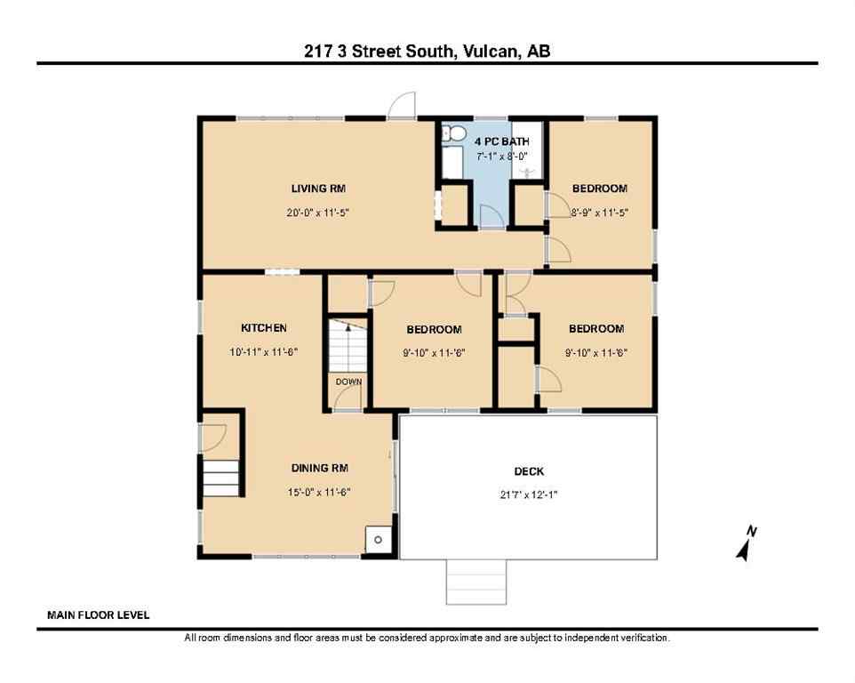 MLS® A2267117 - 217 3 Street S in NONE Vulcan, Residential