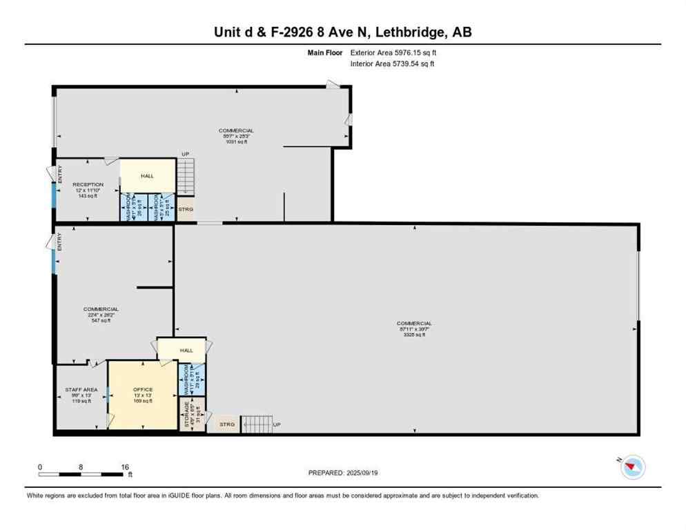 MLS® A2267163 - Unit #Unit D & F 2926 8 Avenue N in Shackleford Industrial Park Lethbridge, Commercial