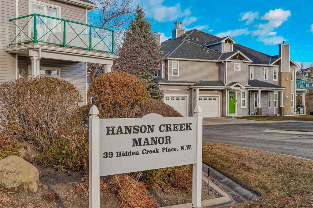 MLS® A2267172 - Unit #104 39 Hidden Creek Place NW in Hidden Valley Calgary, Residential