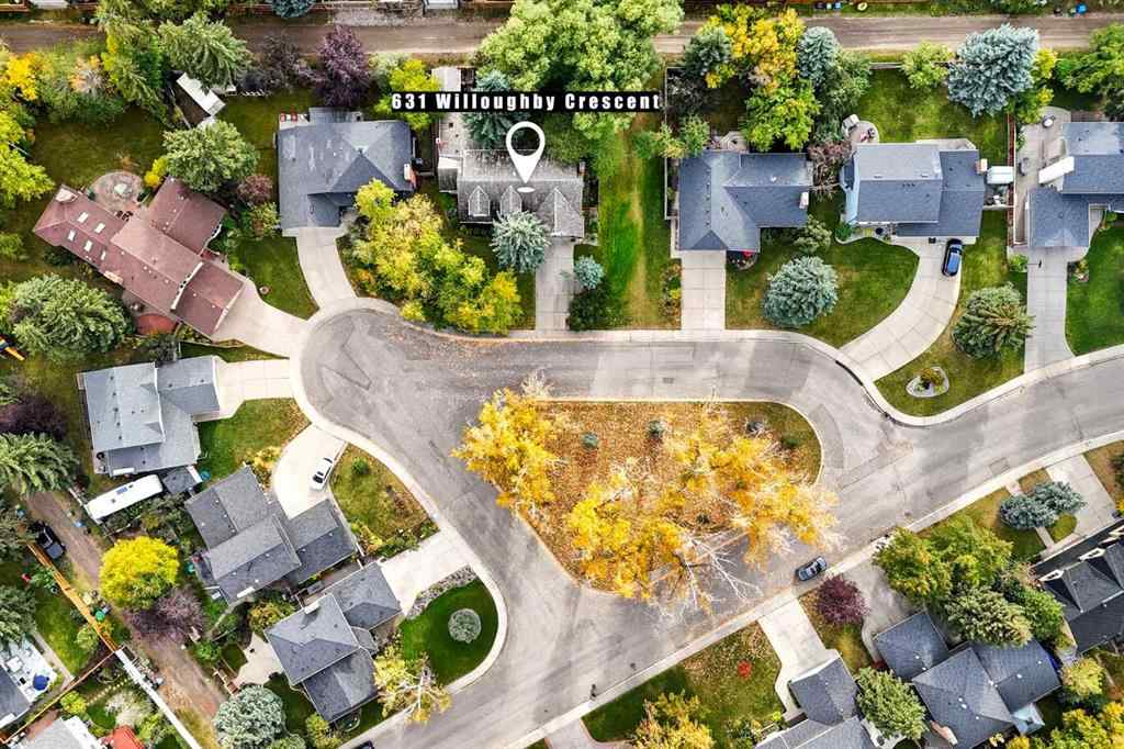 MLS® A2267178 - 631 Willoughby Crescent SE in Willow Park Calgary, Residential