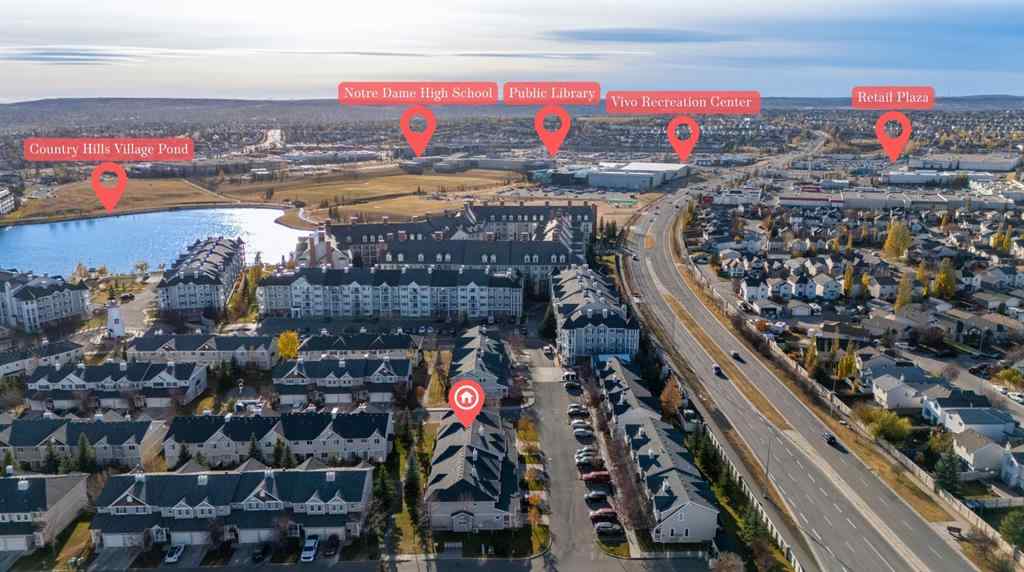 MLS® A2267222 - 128 Country Village Manor NE in Country Hills Village Calgary, Residential