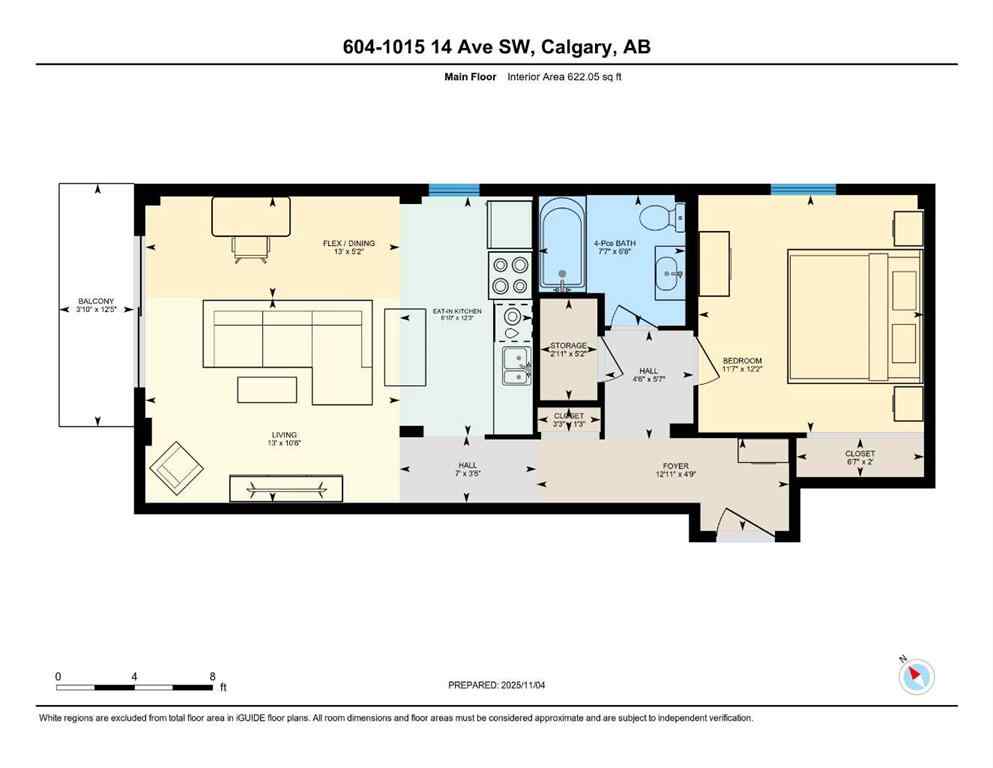 MLS&reg; # A2267319 - Unit #604 1015 14 Avenue SW in Beltline Calgary, Residential Open Houses
