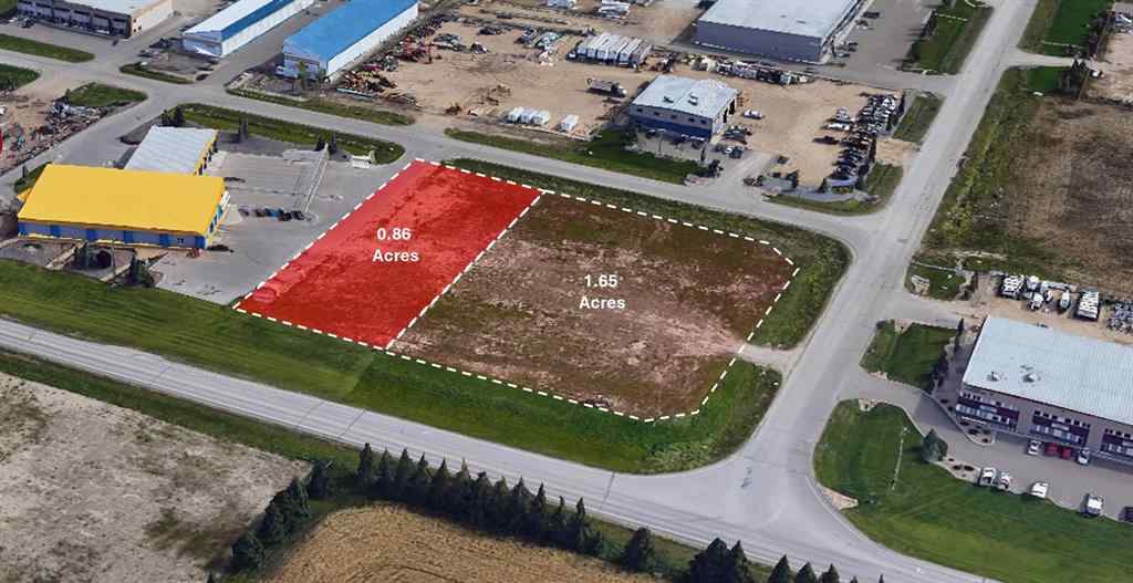 MLS® A2267364 - 132 & 138 Clearmile Avenue  in Clearview Indust. Park Rural Red Deer County, Land