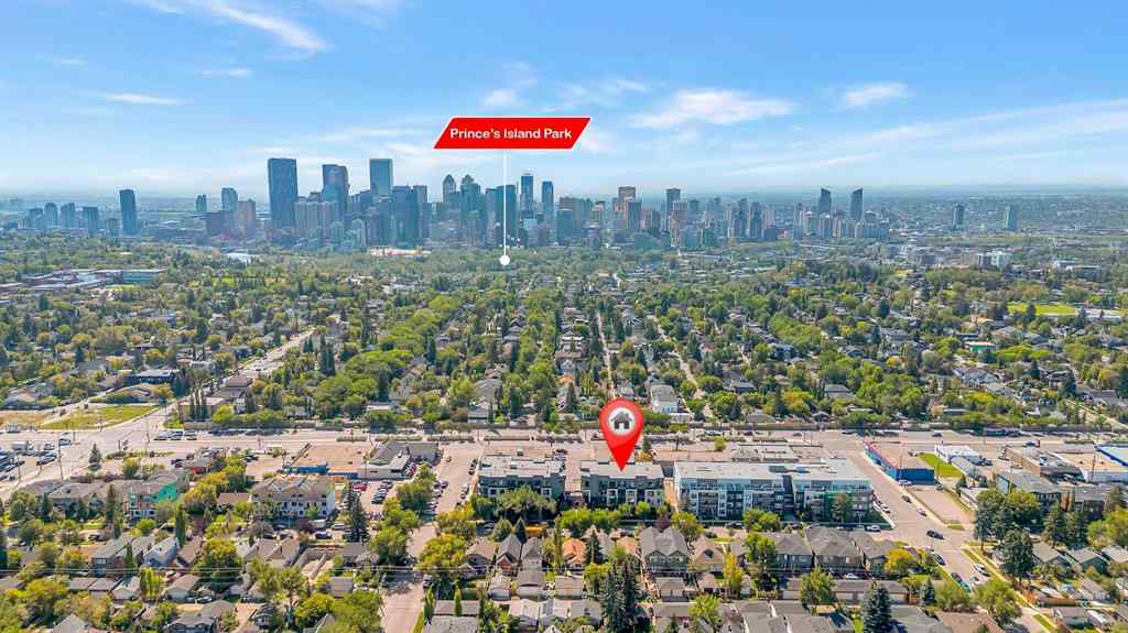 MLS® A2267456 - Unit #205 607 17 Avenue NW in Mount Pleasant Calgary, Residential