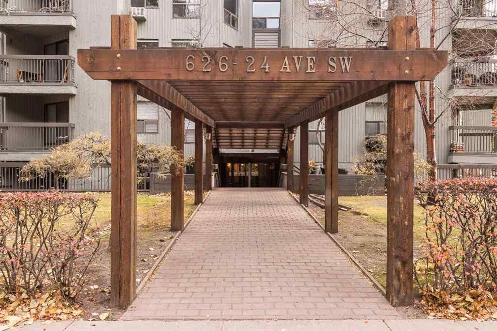 MLS&reg; # A2267505 - Unit #305 626 24 Avenue SW in Cliff Bungalow Calgary, Residential Open Houses