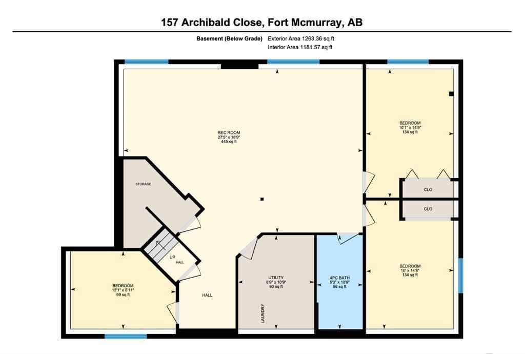 MLS&reg; # A2267533 - 157 Archibald Close  in Timberlea Fort McMurray, Residential Open Houses