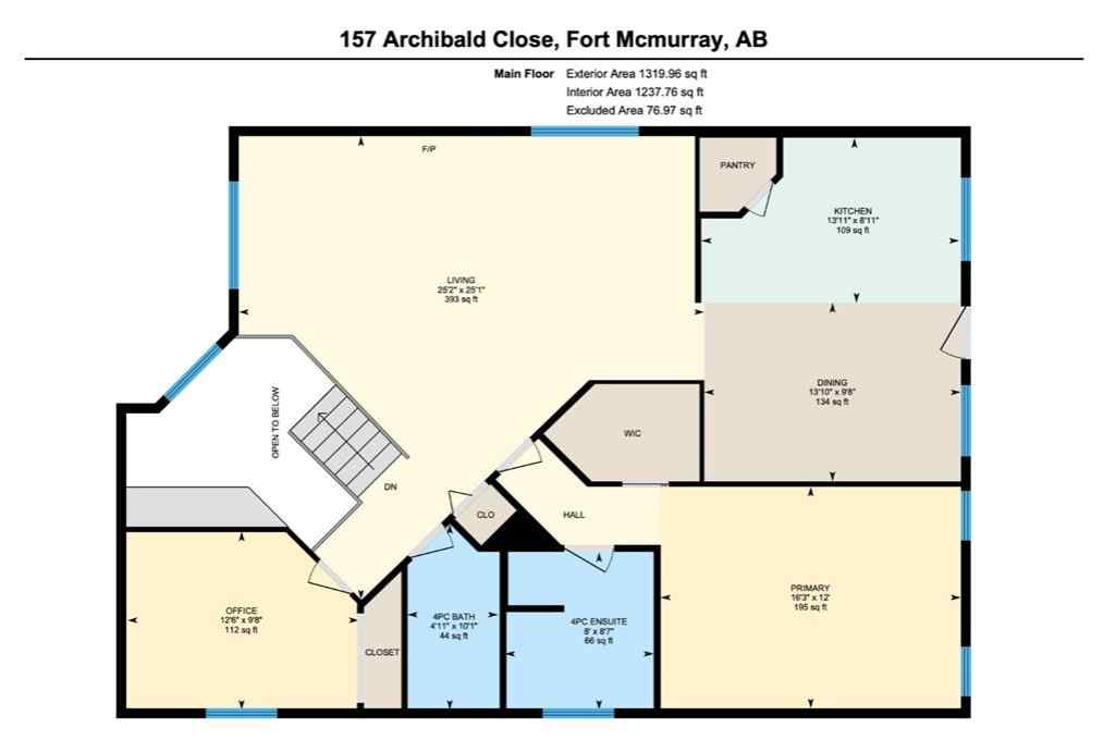 MLS&reg; # A2267533 - 157 Archibald Close  in Timberlea Fort McMurray, Residential Open Houses
