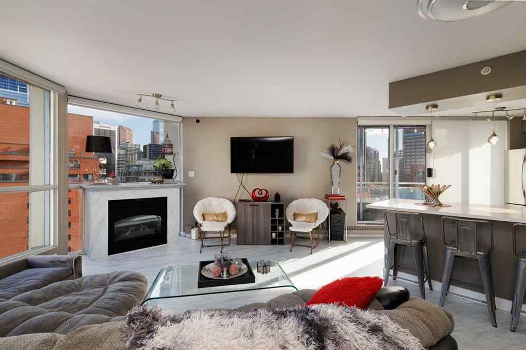 MLS® A2267556 - Unit #1303 804 3 Avenue SW in Eau Claire Calgary, Residential