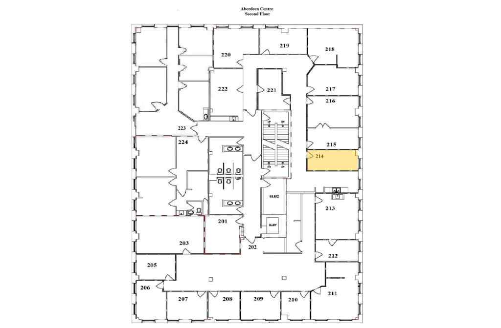 MLS® A2267572 - Unit #214 9728 101 Avenue  in Central Business District Grande Prairie, Commercial