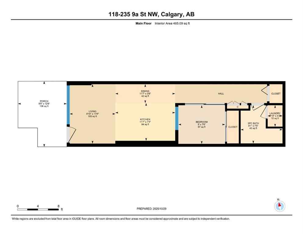 MLS® A2267587 - Unit #118 235 9A Street NW in Sunnyside Calgary, Residential