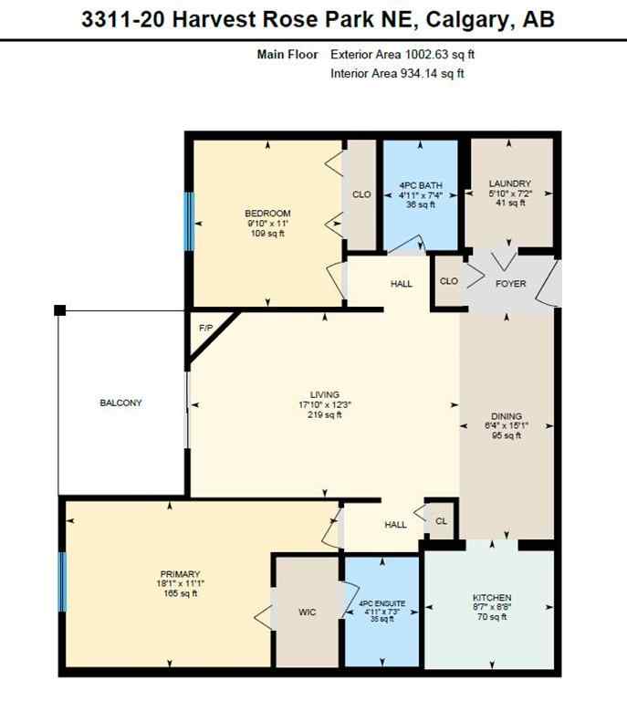 MLS® A2267657 - Unit #3311 20 Harvest Rose Park NE in Harvest Hills Calgary, Residential