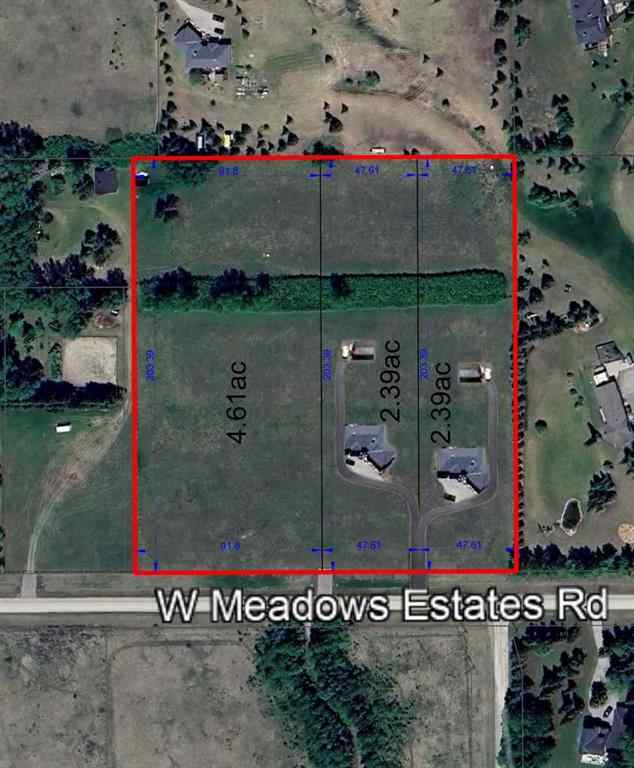 MLS® A2267676 -  West Meadows Estate Road   in Westmeadow Estates Rural Rocky View County, Land