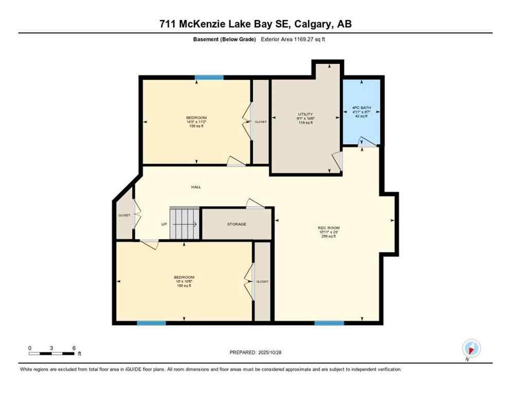 MLS® A2267695 - 711 Mckenzie Lake Bay SE in McKenzie Lake Calgary, Residential