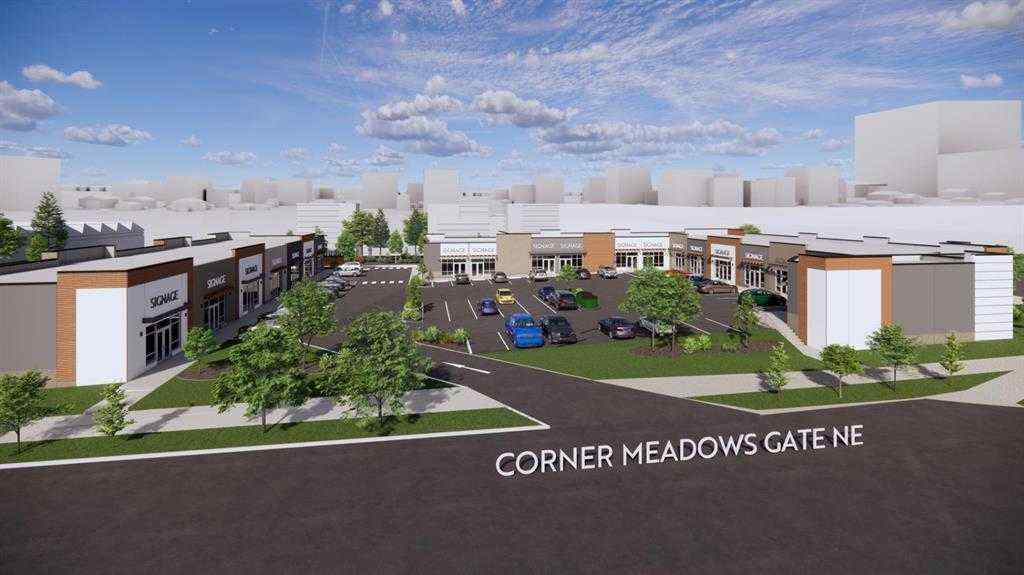 MLS® A2267706 - 110 Corner Meadows Manor NE in Cornerstone Calgary, Commercial