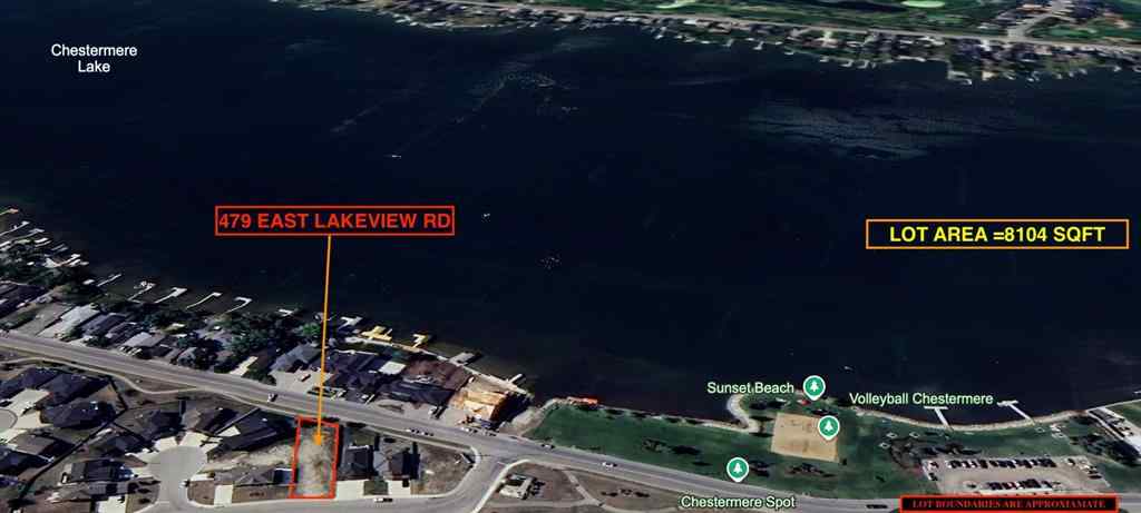 MLS® A2267804 - 479 EAST LAKEVIEW Road  in East Lakeview Shores Chestermere, Land