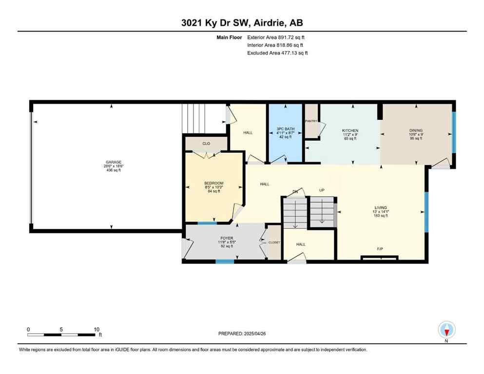 MLS® A2267872 - 3021 Key Drive SW in Key Ranch Airdrie, Residential