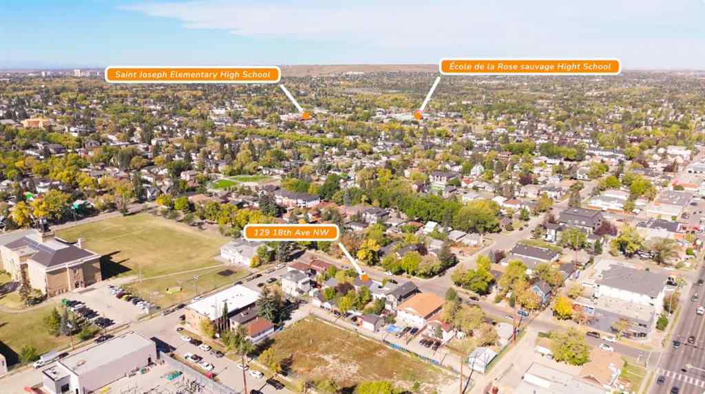 MLS® A2267878 - 129 18 Avenue NW in Tuxedo Park Calgary, Residential