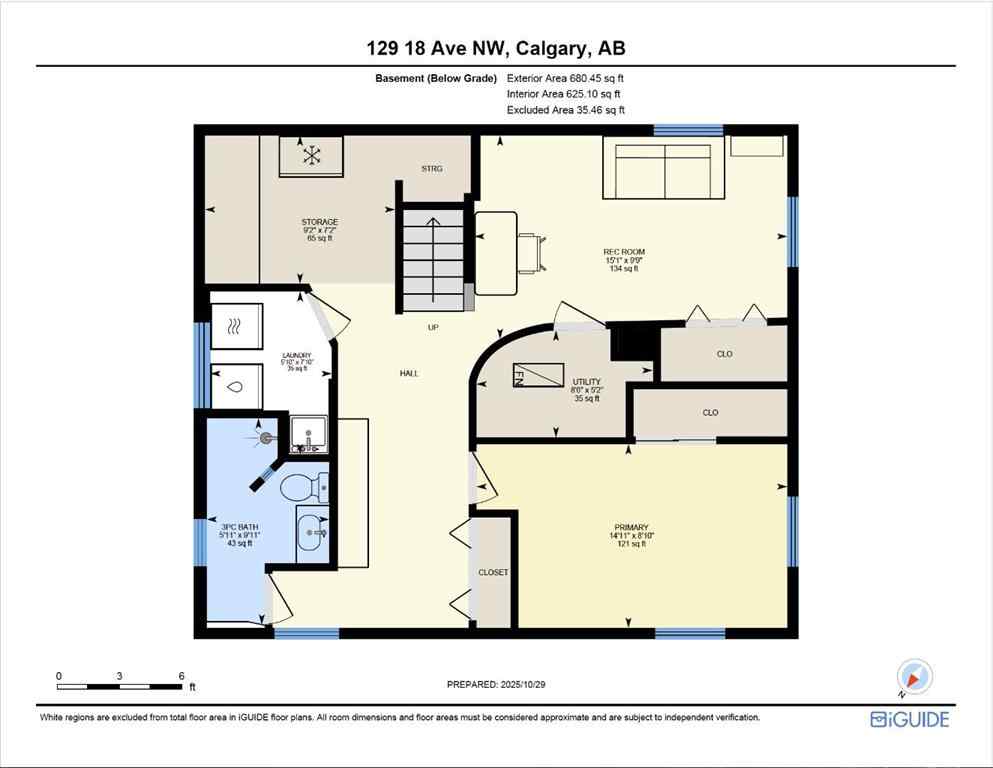 MLS® A2267878 - 129 18 Avenue NW in Tuxedo Park Calgary, Residential