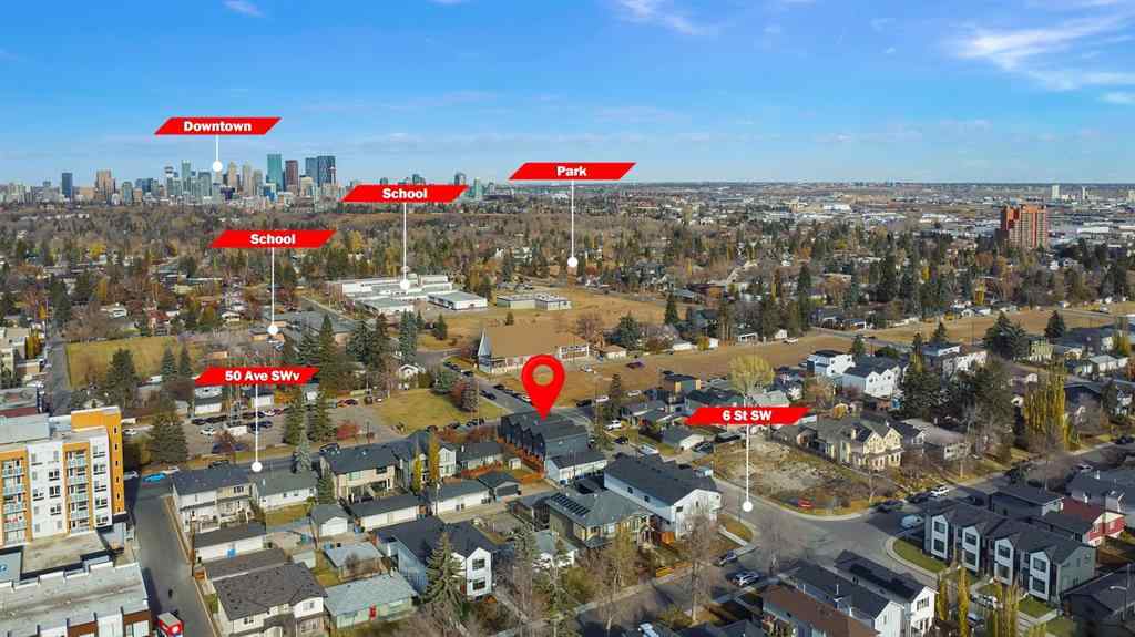 MLS® A2267892 - 5107 6 Street SW in Windsor Park Calgary, Residential
