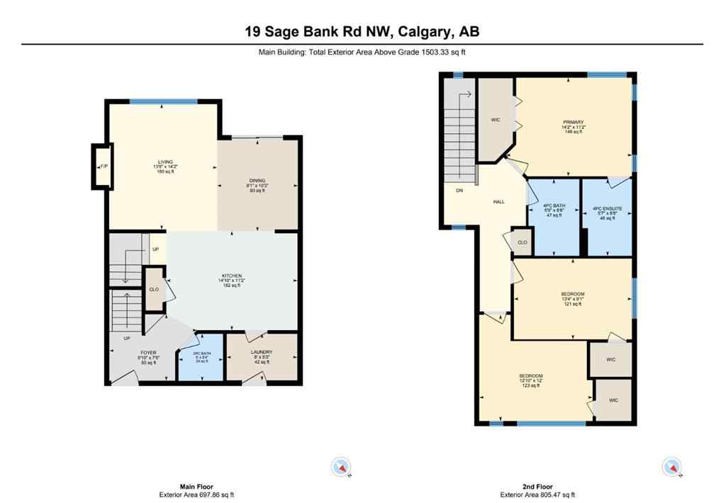 MLS® A2267895 - 19 Sage Bank Road NW in Sage Hill Calgary, Residential