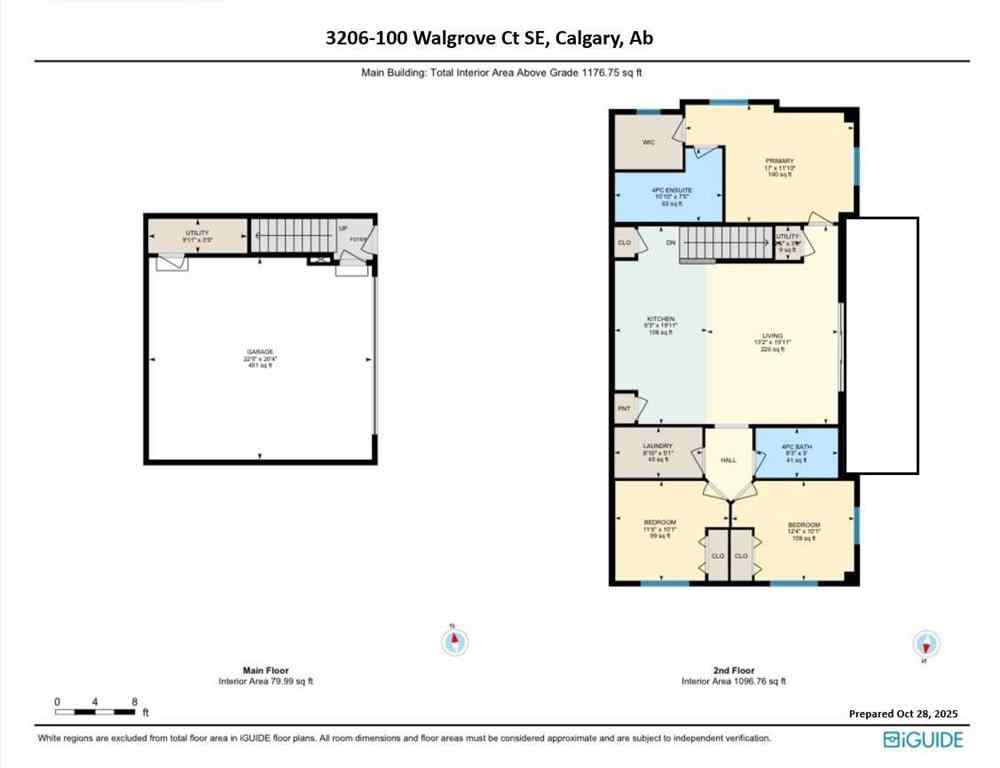 MLS® A2267913 - Unit #3206 100 Walgrove Court SE in Walden Calgary, Residential