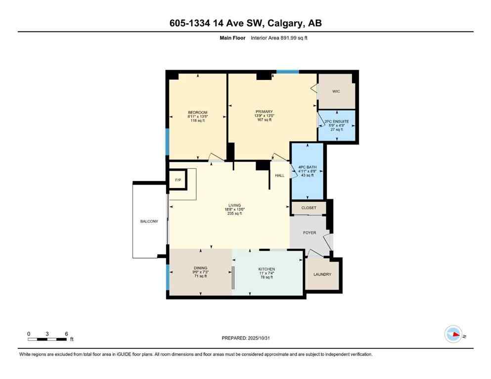 MLS® A2267997 - Unit #605 1334 14 Avenue SW in Beltline Calgary, Residential