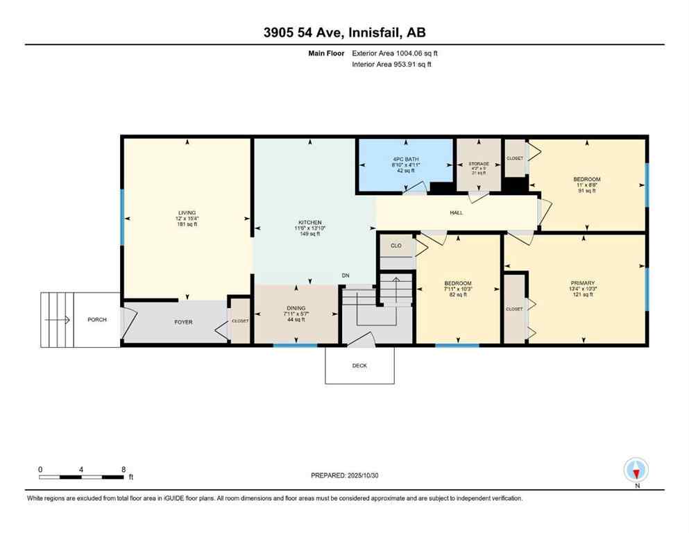 MLS® A2268006 - 3905 54 Avenue  in Southwest Innisfail Innisfail, Residential