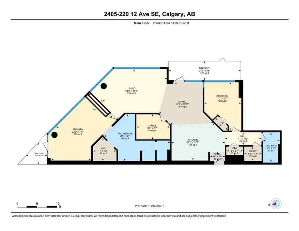 MLS® A2268008 - Unit #2405 220 12 Avenue SE in Beltline Calgary, Residential