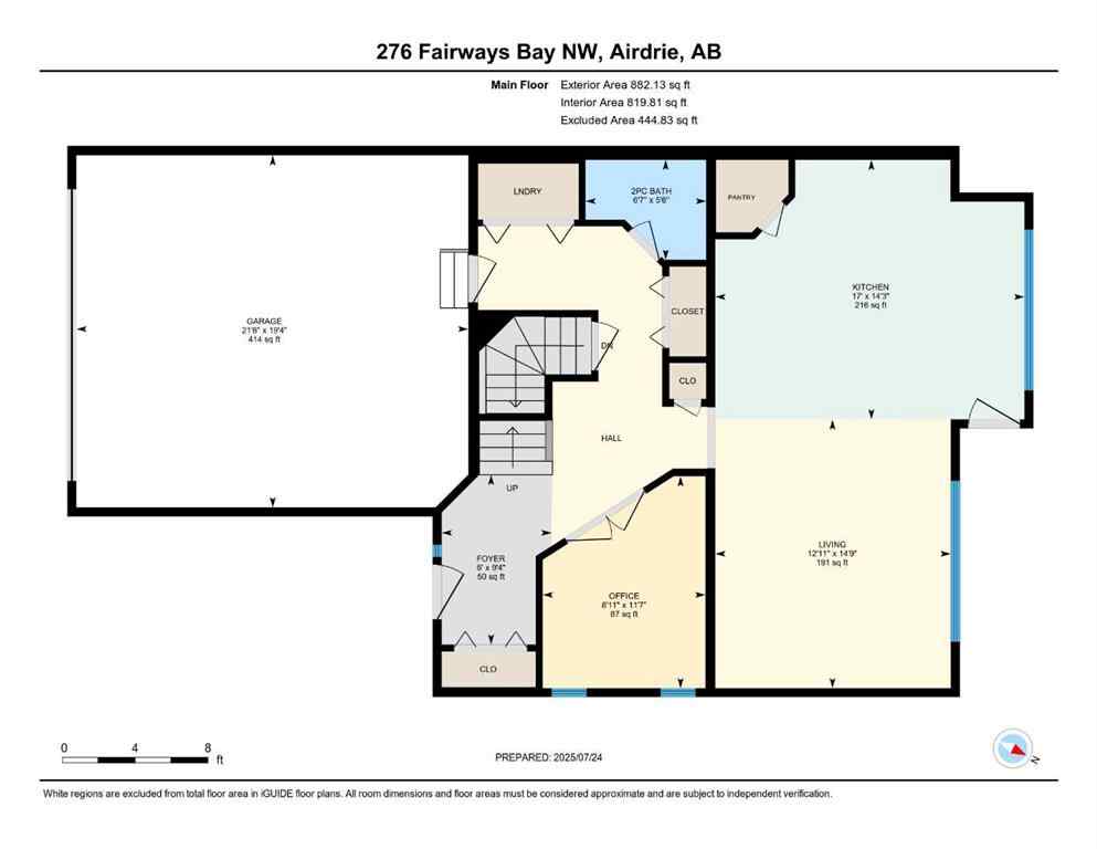 MLS® A2268073 - 276 Fairways Bay NW in Fairways Airdrie, Residential