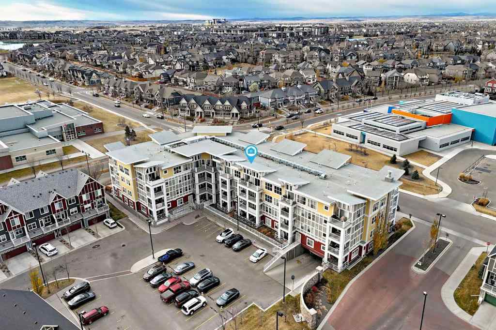 MLS® A2268077 - Unit #415 402 Marquis Lane SE in Mahogany Calgary, Residential