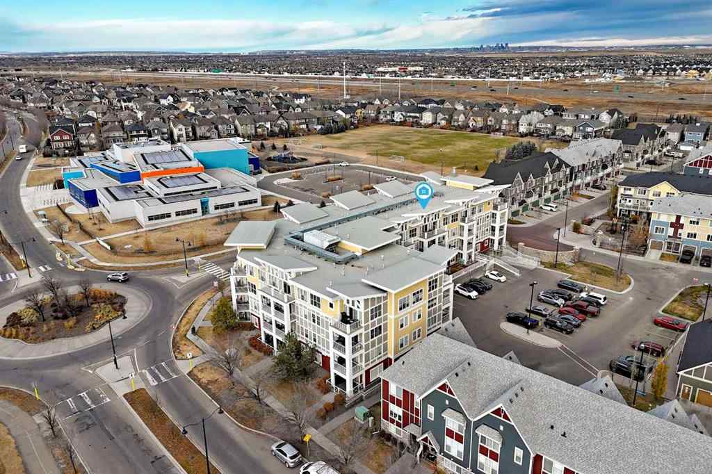 MLS® A2268077 - Unit #415 402 Marquis Lane SE in Mahogany Calgary, Residential