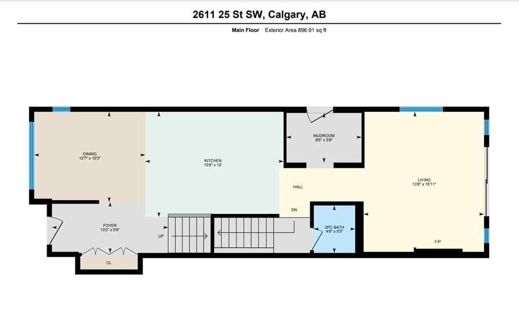 MLS® A2268119 - 2611 25 Street SW in Richmond Calgary, Residential