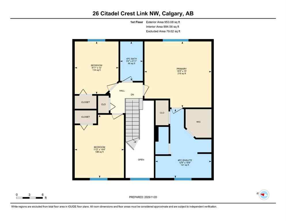 MLS&reg; # A2268156 - 26 Citadel Crest Link NW in Citadel Calgary, Residential Open Houses