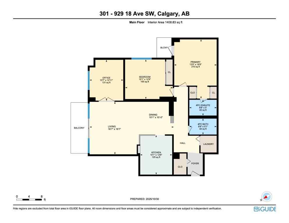 MLS® A2268169 - Unit #301 929 18 Avenue SW in Lower Mount Royal Calgary, Residential