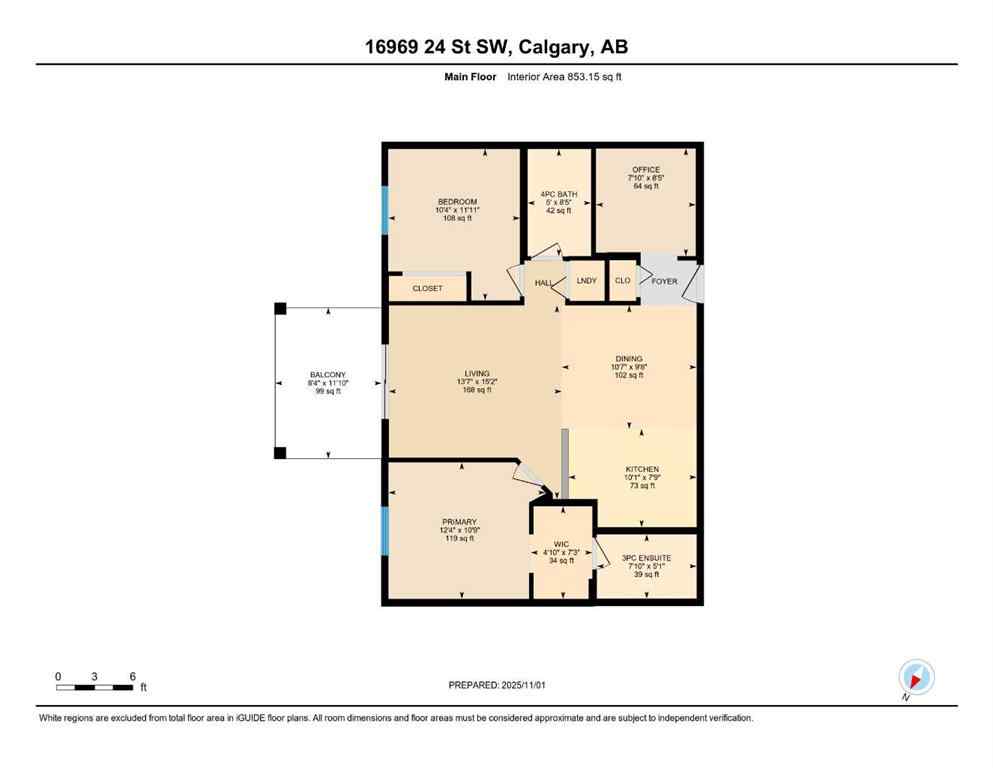 MLS® A2268178 - Unit #1307 16969 24 Street SW in Bridlewood Calgary, Residential