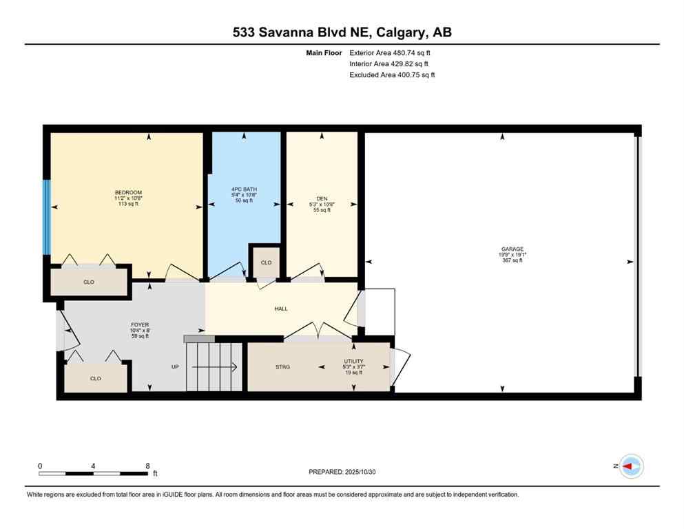 MLS® A2268216 - 533 Savanna Boulevard NE in Saddle Ridge Calgary, Residential