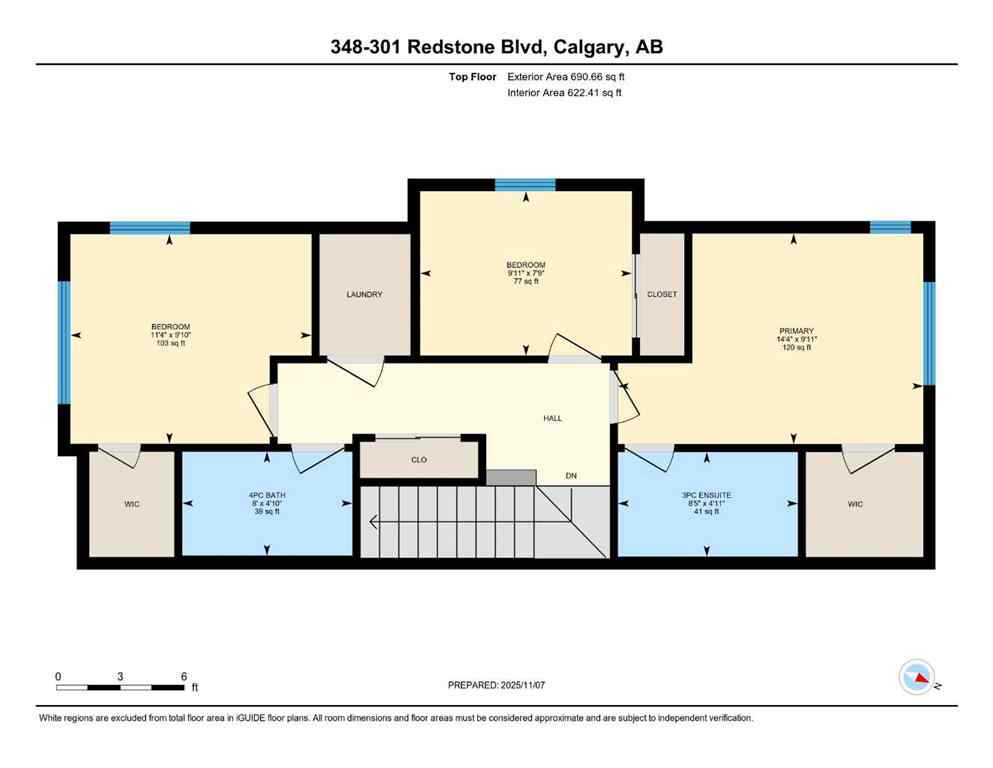 MLS® A2268261 - Unit #348 301 Redstone Boulevard NE in Redstone Calgary, Residential