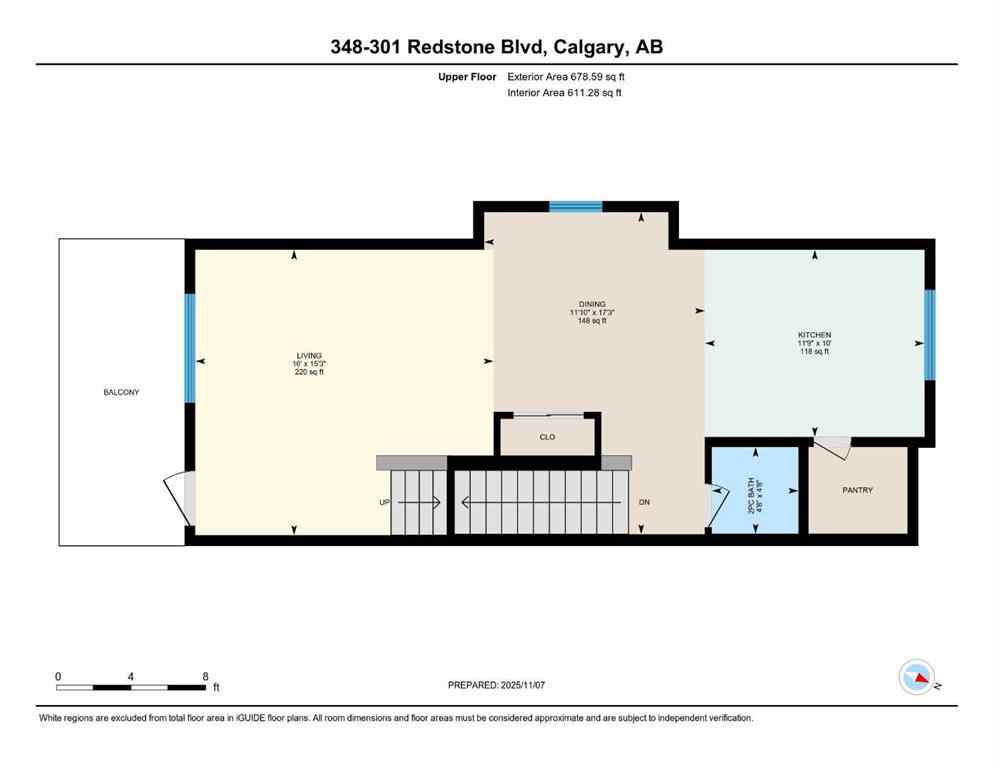 MLS® A2268261 - Unit #348 301 Redstone Boulevard NE in Redstone Calgary, Residential