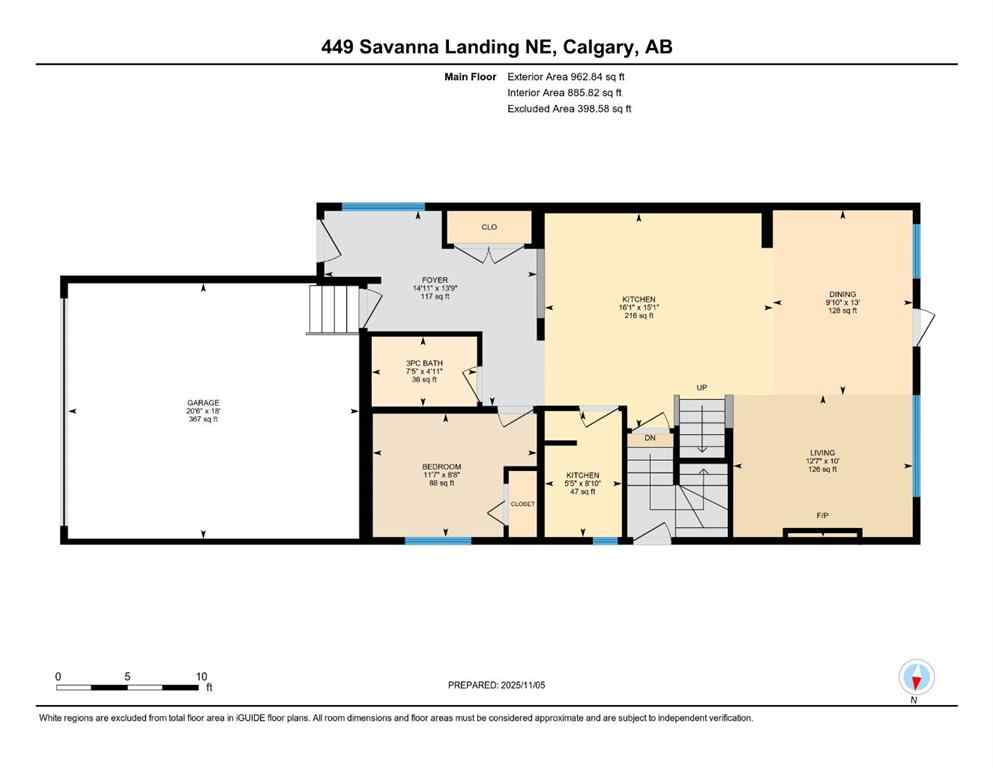 MLS® A2268351 - 449 Savanna Landing NE in Saddle Ridge Calgary, Residential