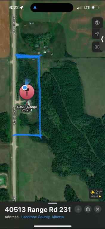 MLS® A2268424 - 40513 Range Road 231   in NONE Rural Lacombe County, Residential